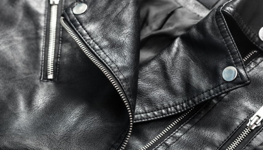 Female leather jacket